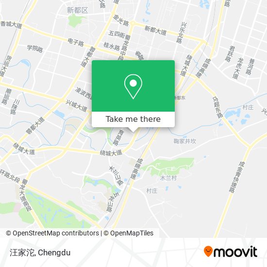 汪家沱 map