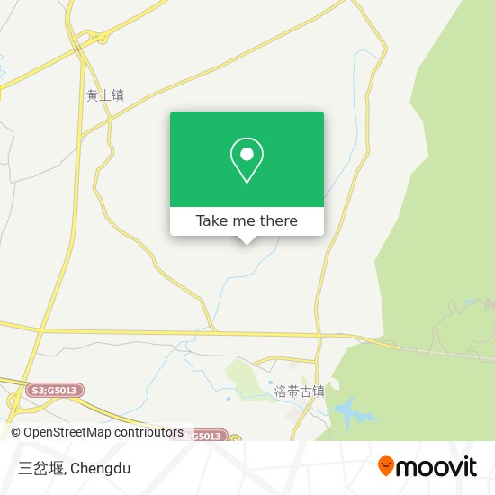 三岔堰 map