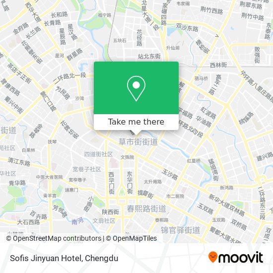 Sofis Jinyuan Hotel map