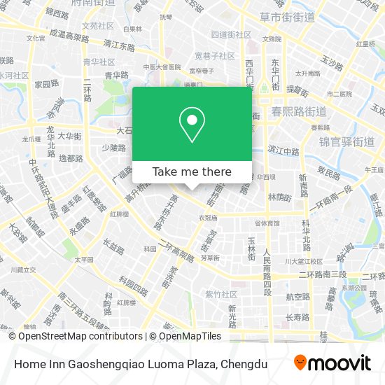 Home Inn Gaoshengqiao Luoma Plaza map