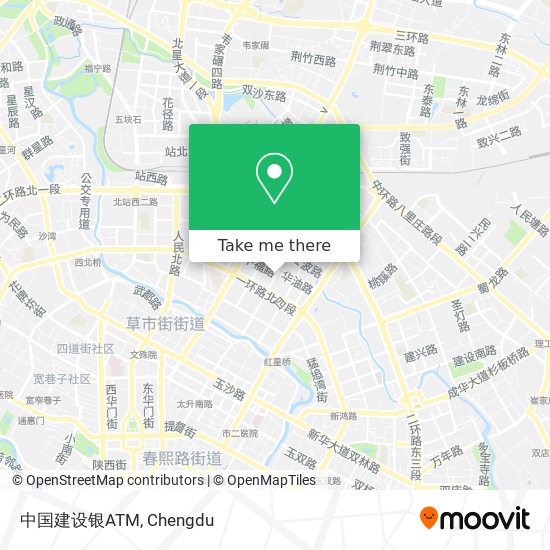 中国建设银ATM map