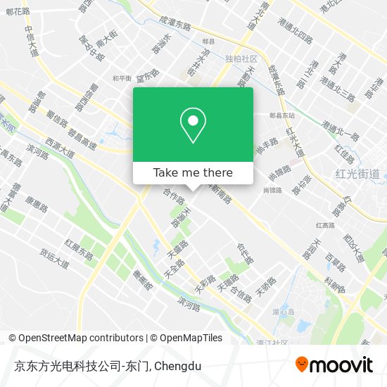 京东方光电科技公司-东门 map