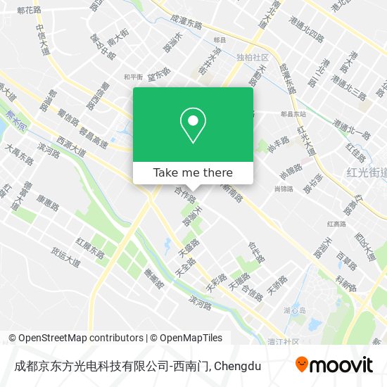 成都京东方光电科技有限公司-西南门 map