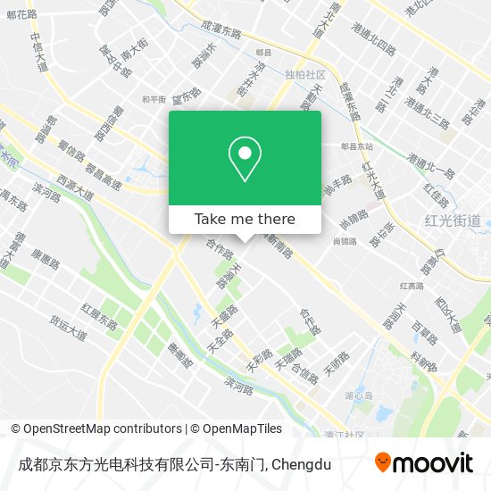 成都京东方光电科技有限公司-东南门 map