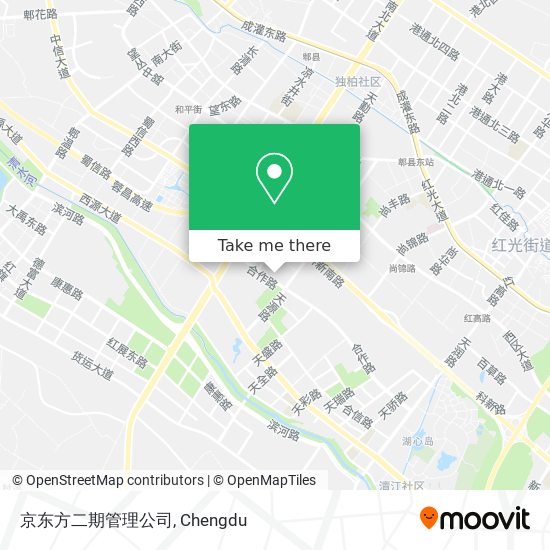 京东方二期管理公司 map