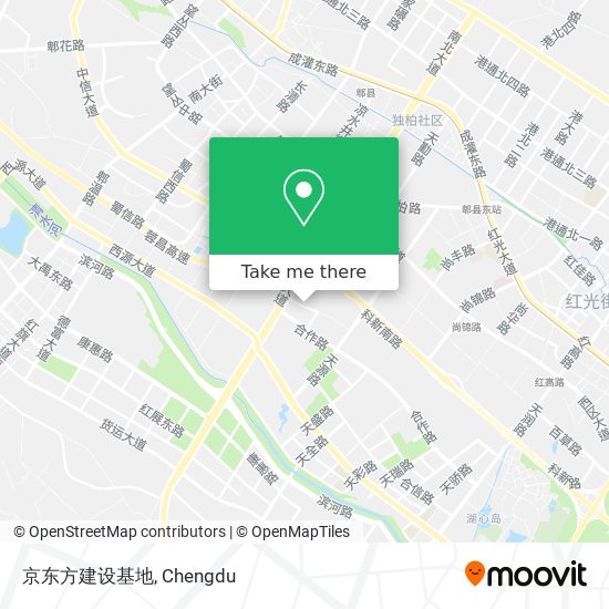 京东方建设基地 map