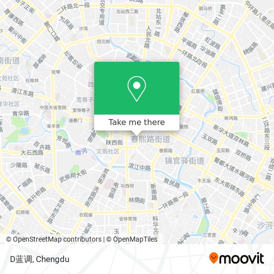 D蓝调 map
