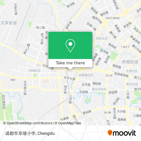 成都市东坡小学 map
