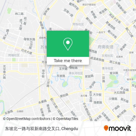 东坡北一路与双新南路交叉口 map