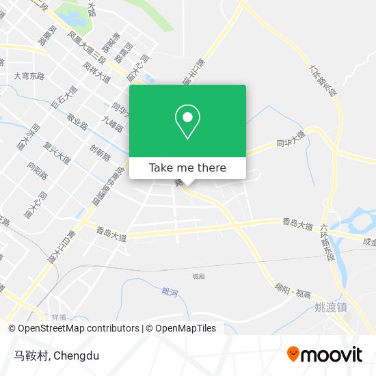 马鞍村 map
