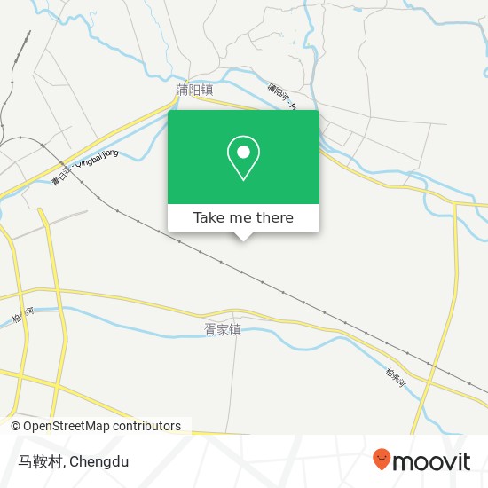马鞍村 map