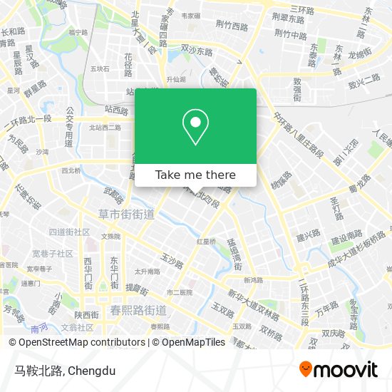 马鞍北路 map