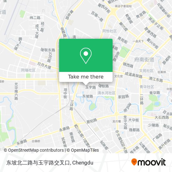 东坡北二路与玉宇路交叉口 map