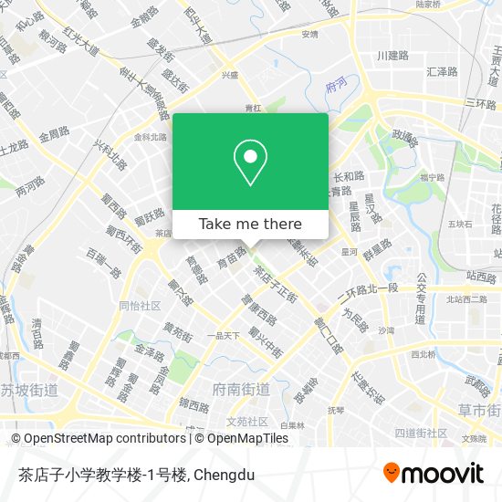 茶店子小学教学楼-1号楼 map