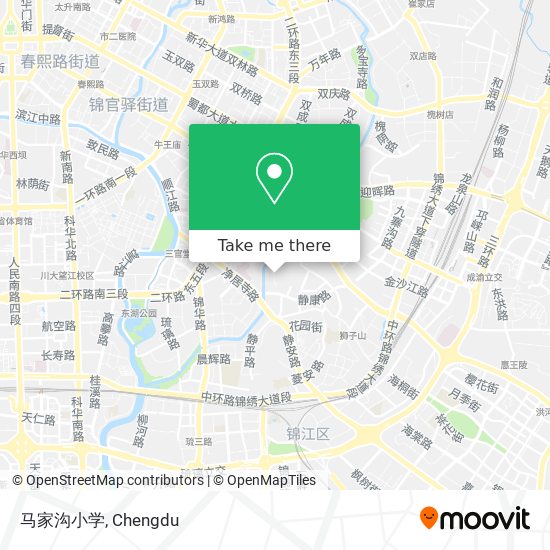 马家沟小学 map