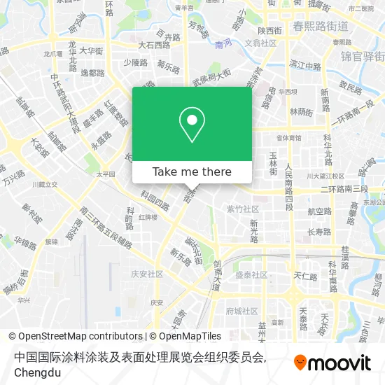 中国国际涂料涂装及表面处理展览会组织委员会 map
