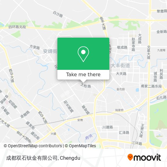 成都双石钛金有限公司 map