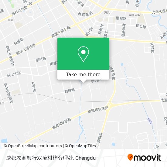 成都农商银行双流柑梓分理处 map