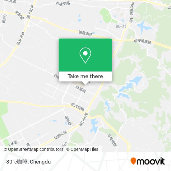 80°c咖啡 map