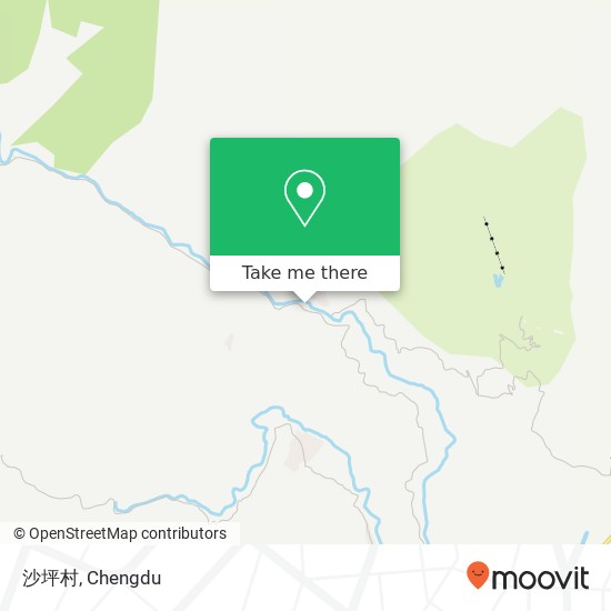 沙坪村 map