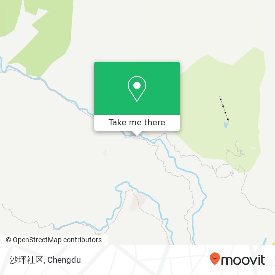 沙坪社区 map