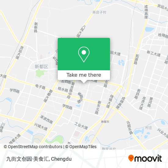 九街文创园·美食汇 map