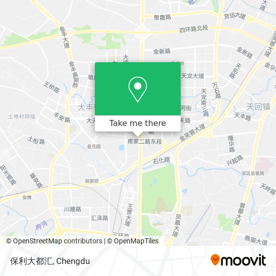 保利大都汇 map