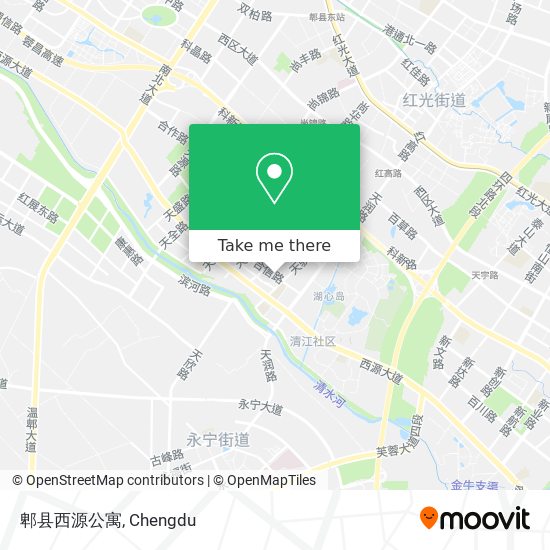 郫县西源公寓 map
