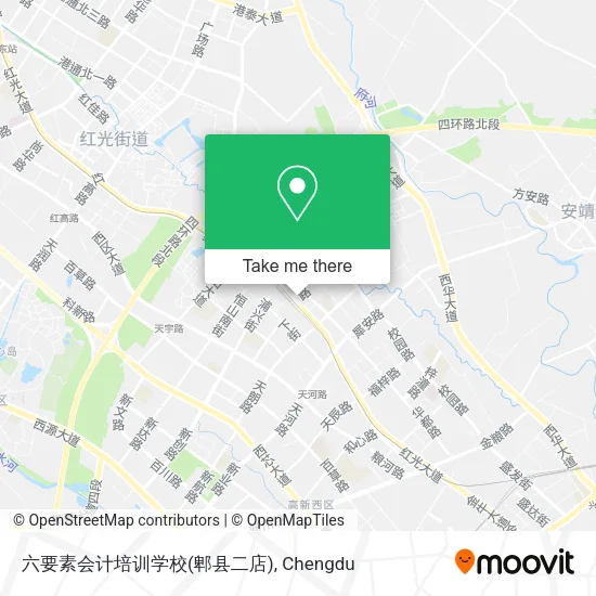 六要素会计培训学校(郫县二店) map