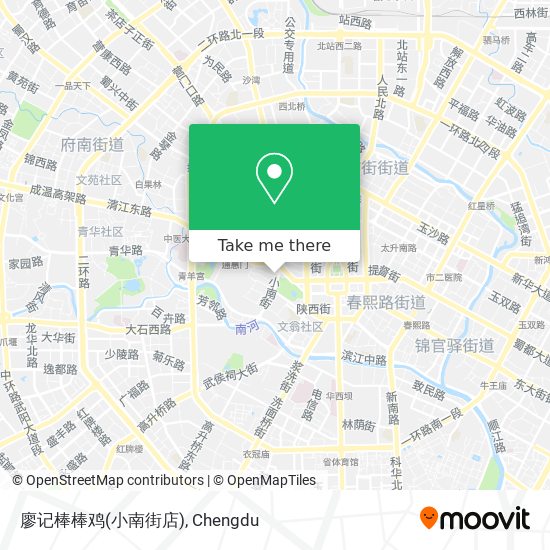 廖记棒棒鸡(小南街店) map
