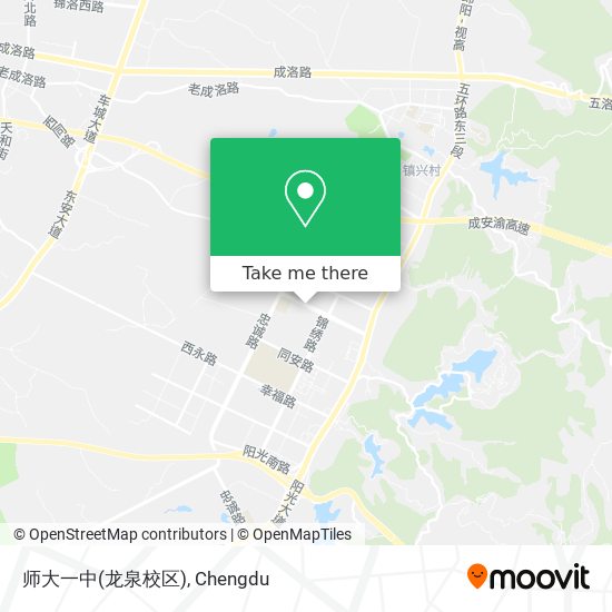 师大一中(龙泉校区) map
