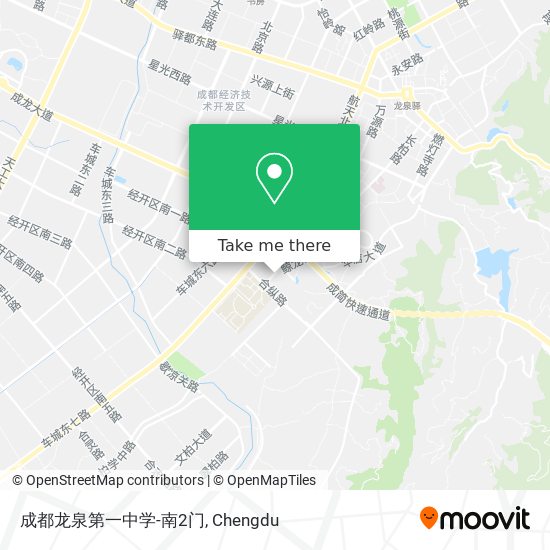 成都龙泉第一中学-南2门 map