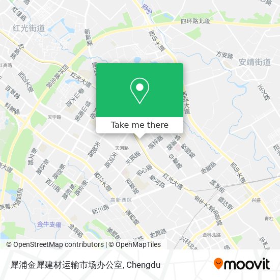 犀浦金犀建材运输市场办公室 map