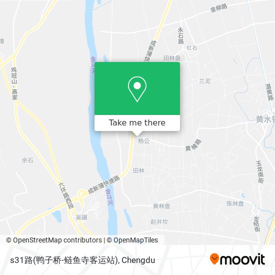 s31路(鸭子桥-鲢鱼寺客运站) map