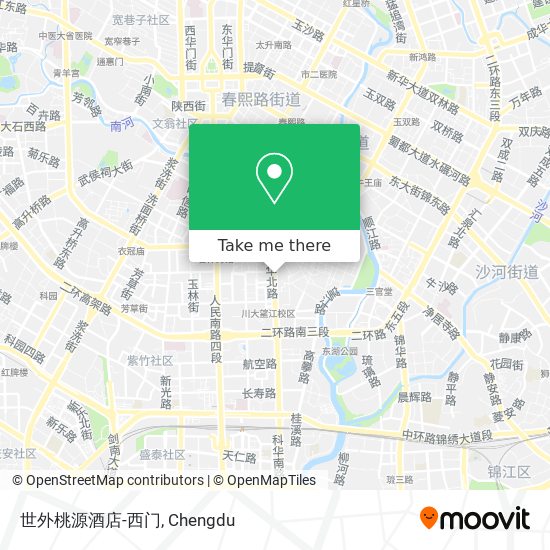 世外桃源酒店-西门 map