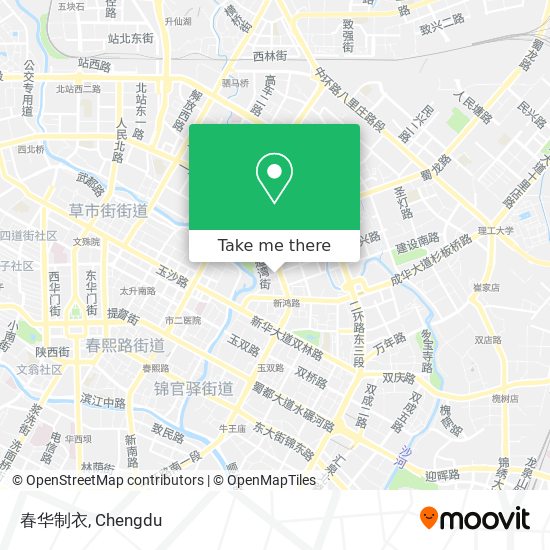 春华制衣 map