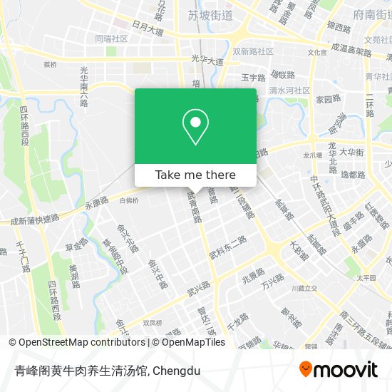 青峰阁黄牛肉养生清汤馆 map