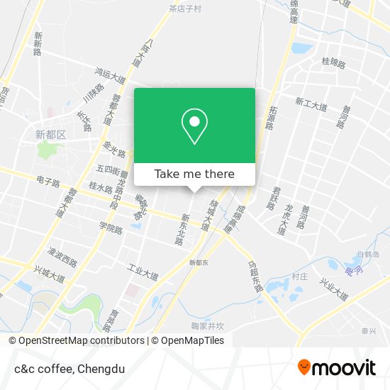 c&c coffee map