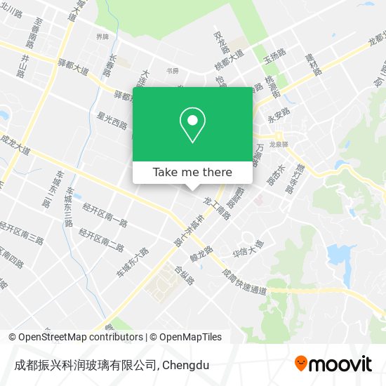 成都振兴科润玻璃有限公司 map