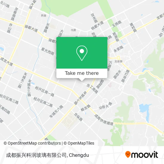 成都振兴科润玻璃有限公司 map