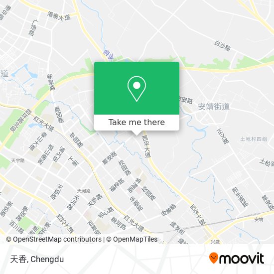 天香 map