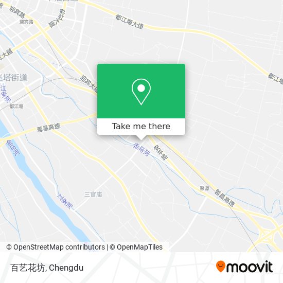 百艺花坊 map