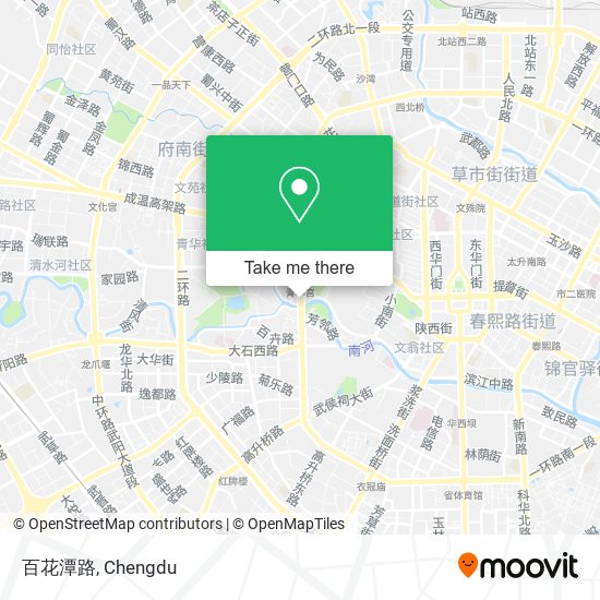 百花潭路 map