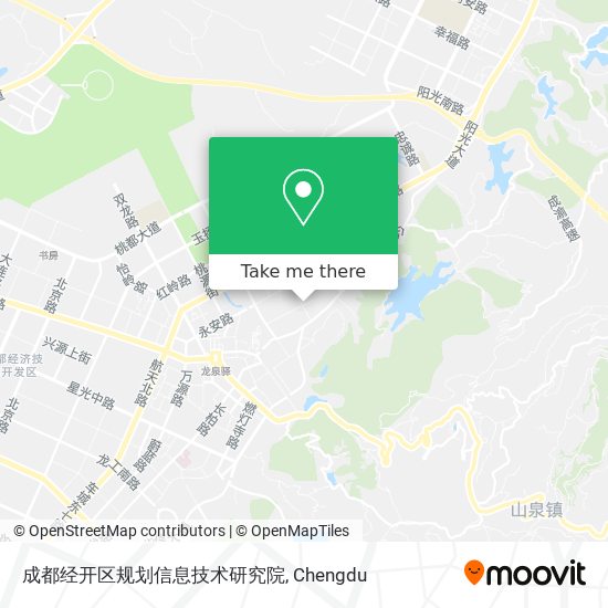 成都经开区规划信息技术研究院 map