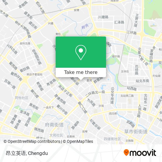 昂立英语 map