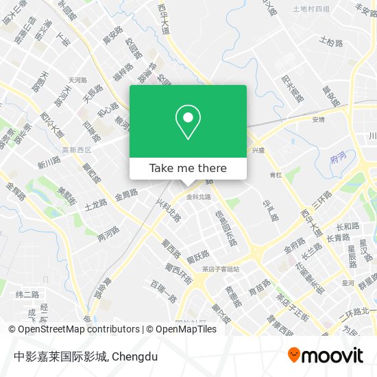 中影嘉莱国际影城 map