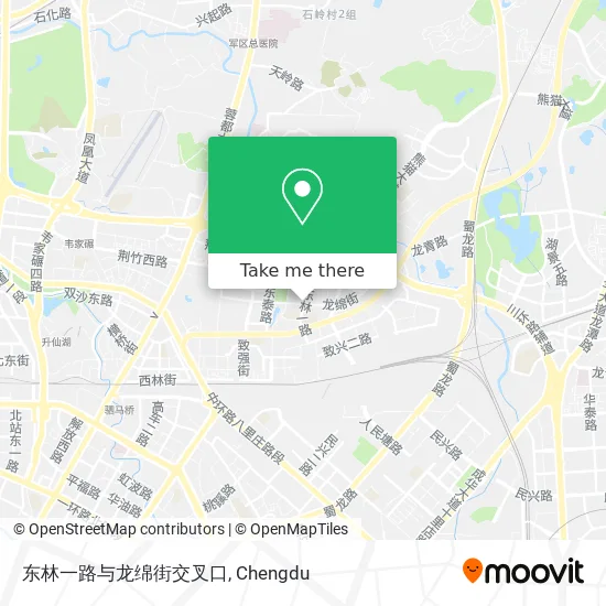 东林一路与龙绵街交叉口 map