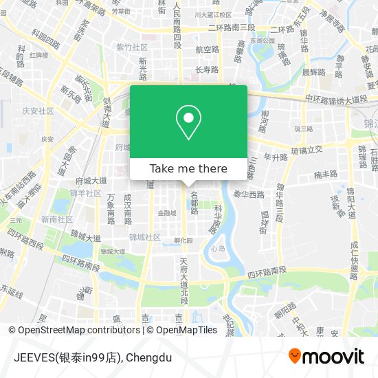 JEEVES(银泰in99店) map