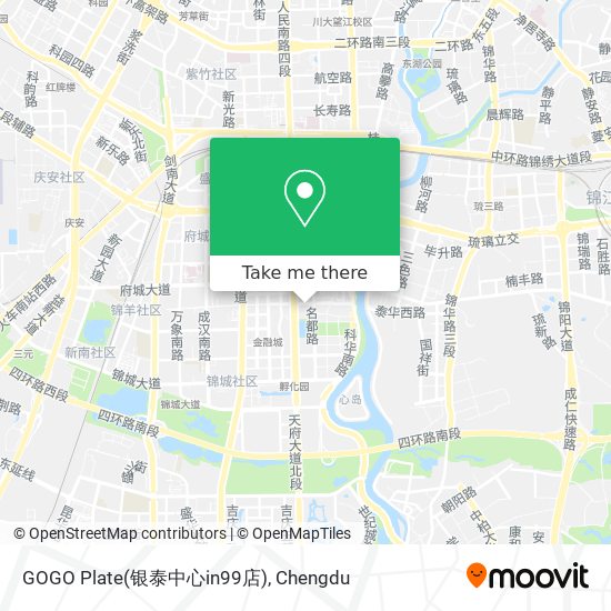 GOGO Plate(银泰中心in99店) map