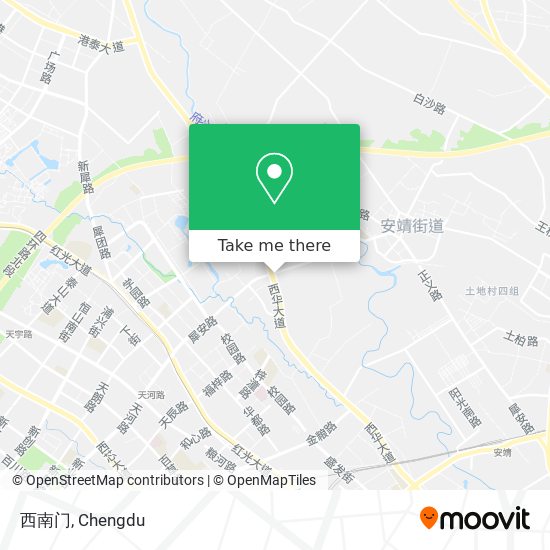西南门 map